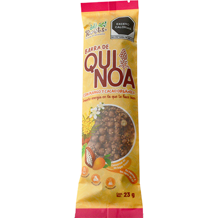Barras Quinoa Mango y Cacao